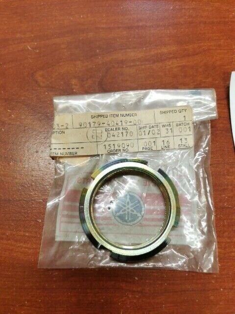 NOS Yamaha YFM200 YFM225 YFM350 YTM200 YTM225 NUT 90179-40419-00 Y116