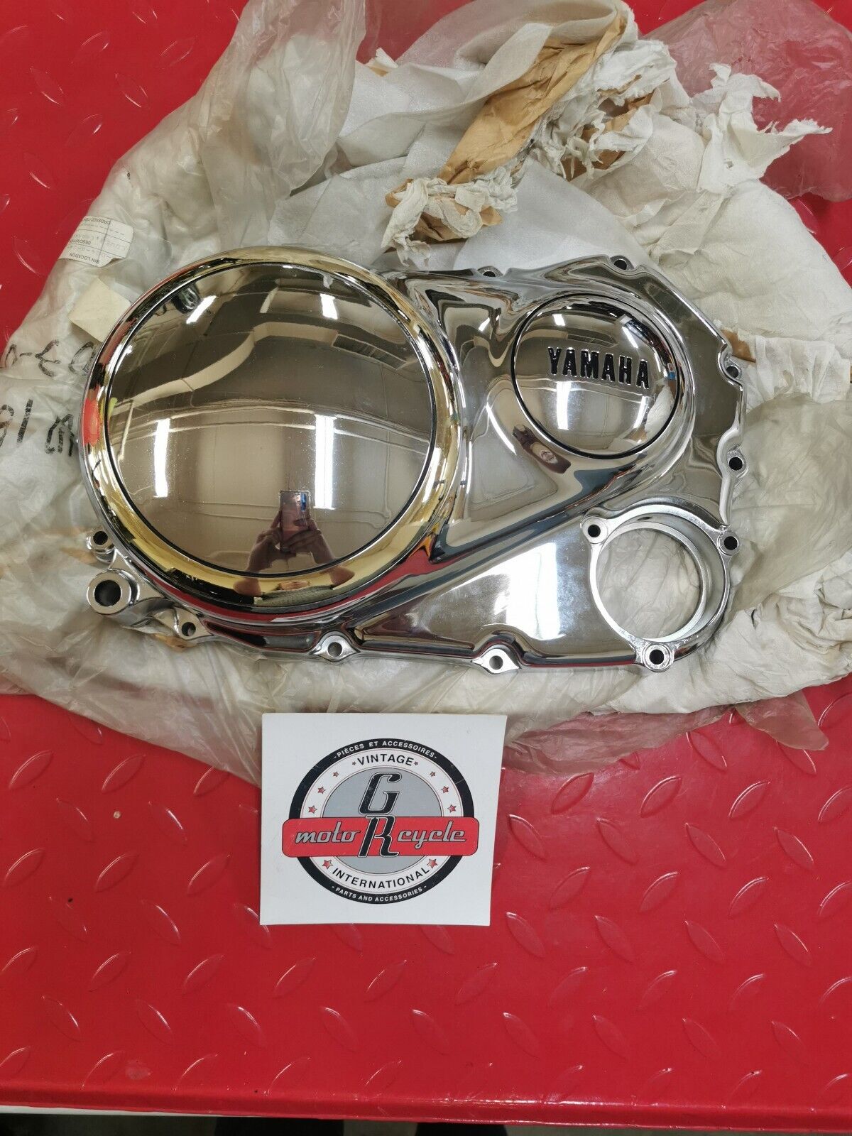 NOS Yamaha 1986 - 1988 XV1100 RIGHT CLUTCH COVER CRANKCASE R 1RM-W1542-11-00 Y11