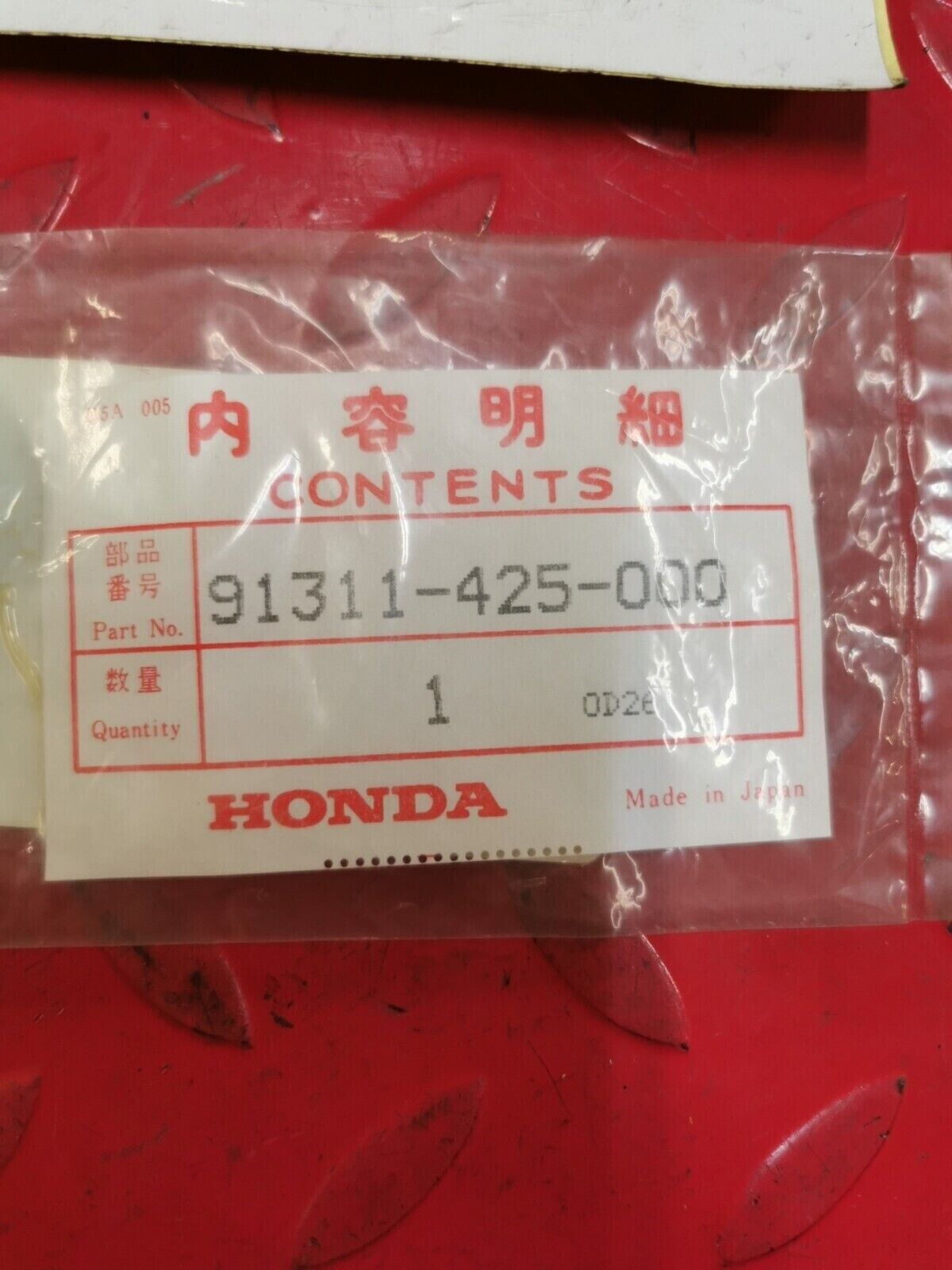 NEW NOS Honda CB750 CB1100 CB900 CB1000 O RING 91311-425-000 H27