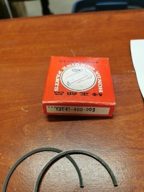 NOS Honda 1976 1977 1978 CR125M RING SET (0.75) 13041-400-003 H75