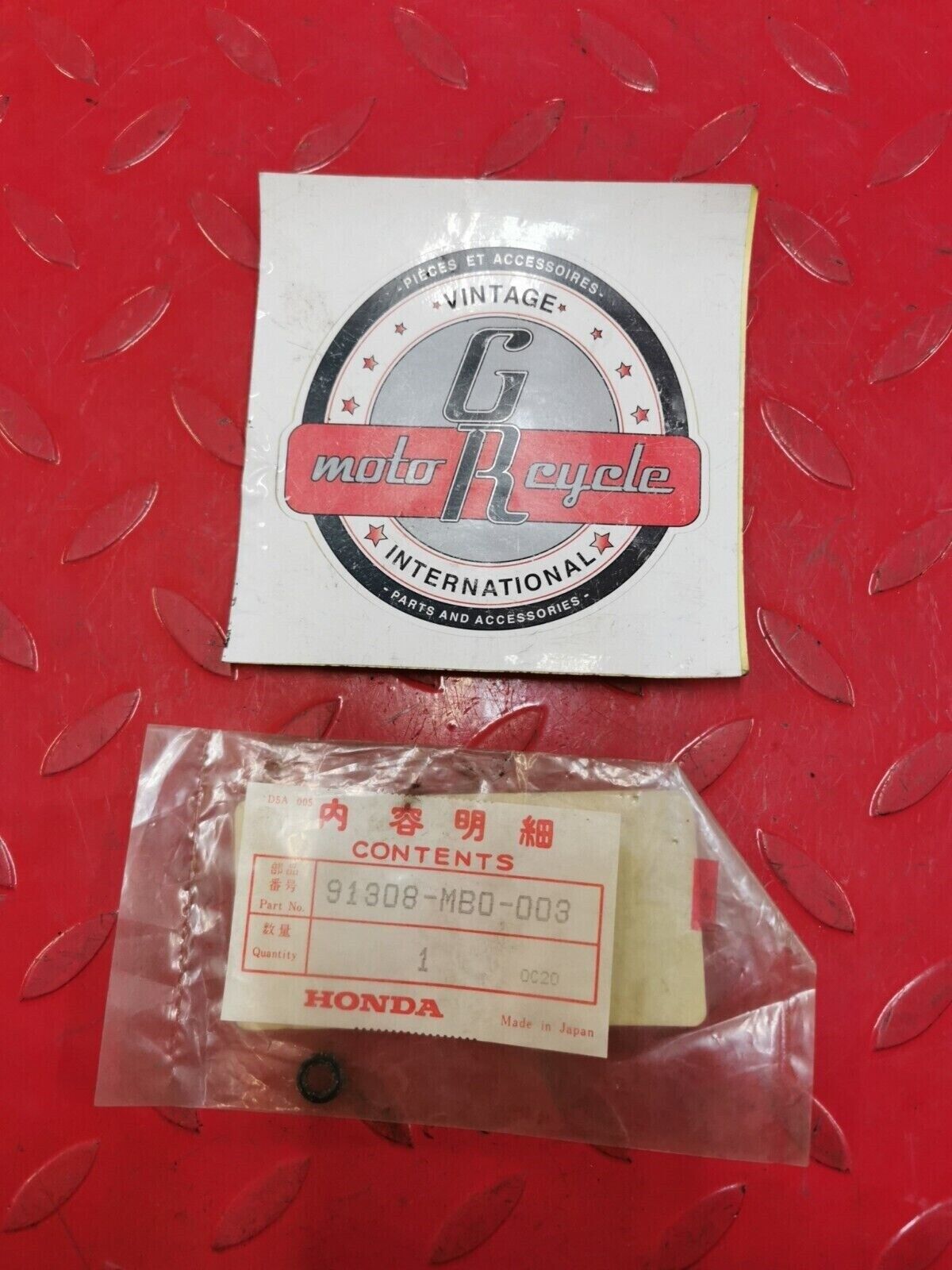 NOS Honda GL1800 NRX1800 CBR1000 O RING 5.8X2.3  91308-MB0-003 H27