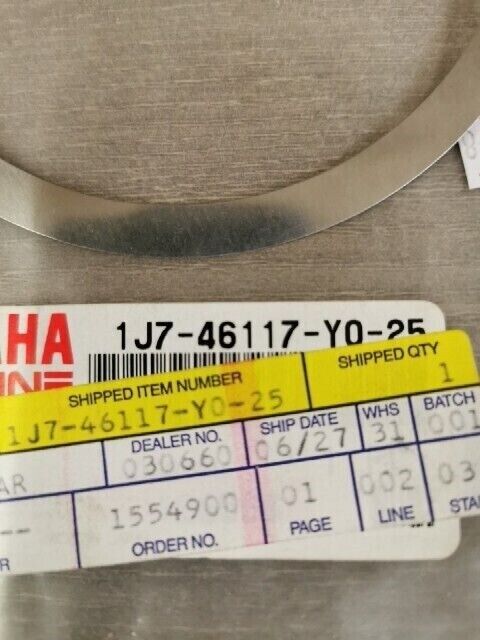 NOS YAMAHA V STAR XVS11ATVC VMX1200M RING GEAR SHIM 1J7-46117-Y0-25 Y106