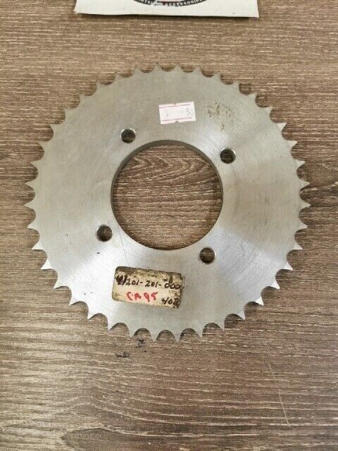 NOS HONDA C95 CA95 SPROCKET 40T 41201-201-000  H83