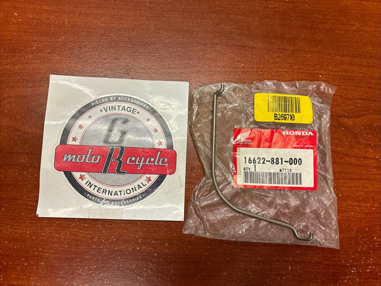NOS Honda 7.5HP 8HP 10HP 75HP 100HP CHOKE ROD 16622-881-000 H155