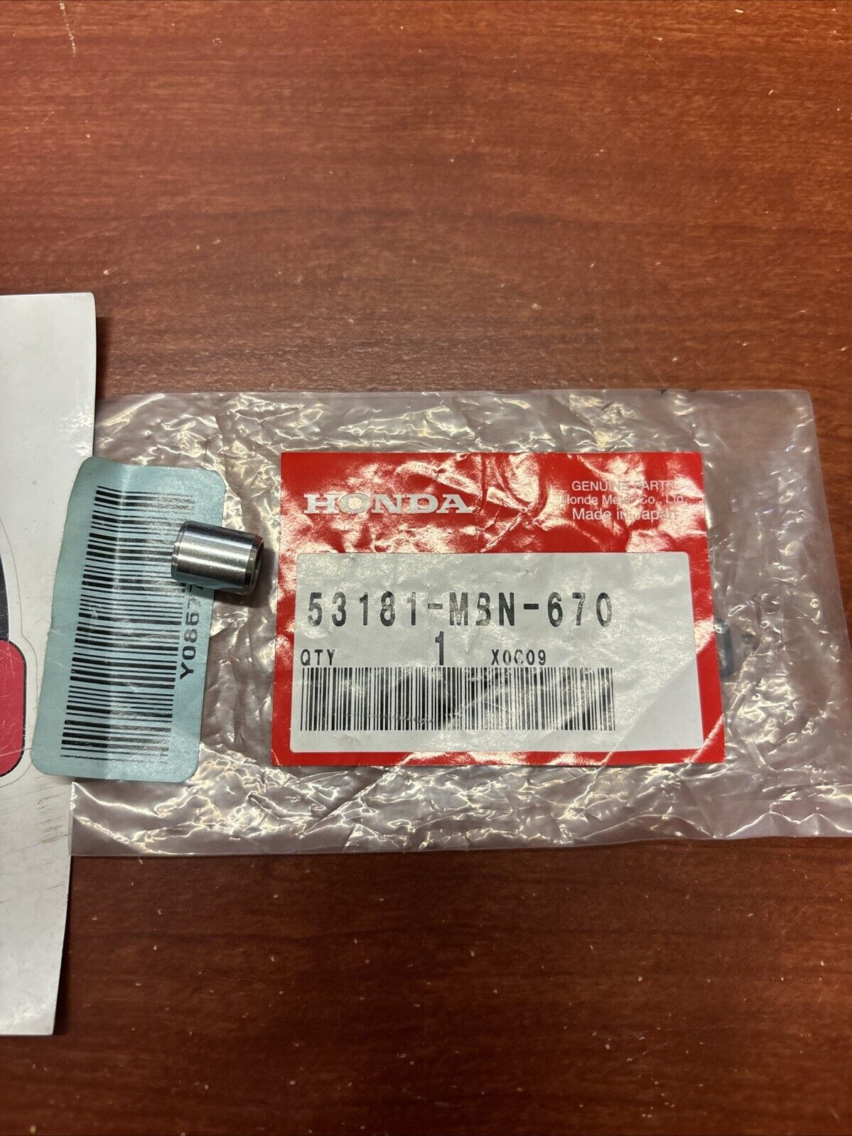 NOS Honda 2000 - 2007 XR650R DECOMPRESSION LEVER COLLAR 53181-MBN-670 H161