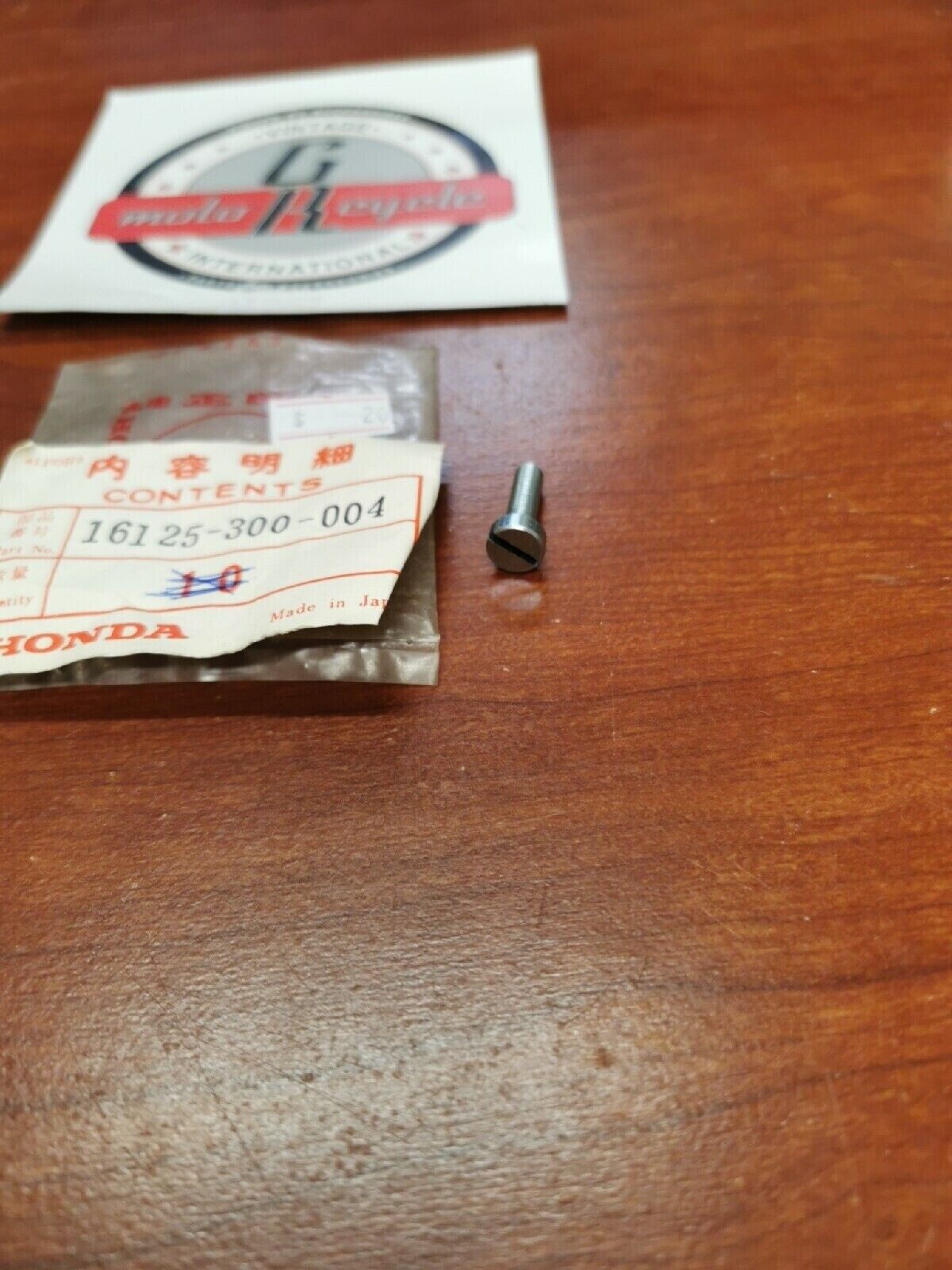 NOS Honda 1969 CB750K0 CB500 SCREW, STOP 16125-300-004 H34