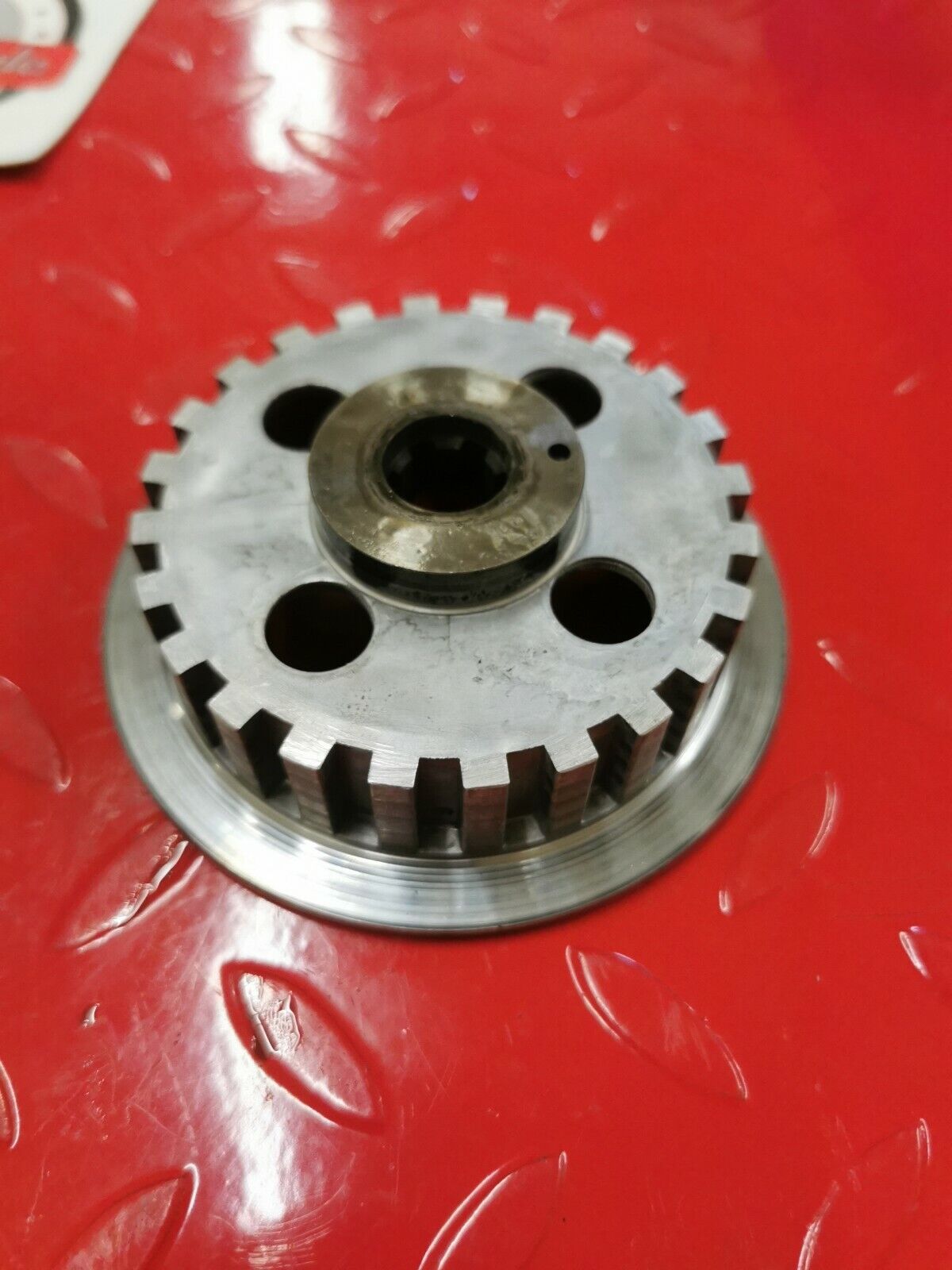 Honda CR80R 1993 complete clutch basket hub pressure plate 22100-GC4-600
