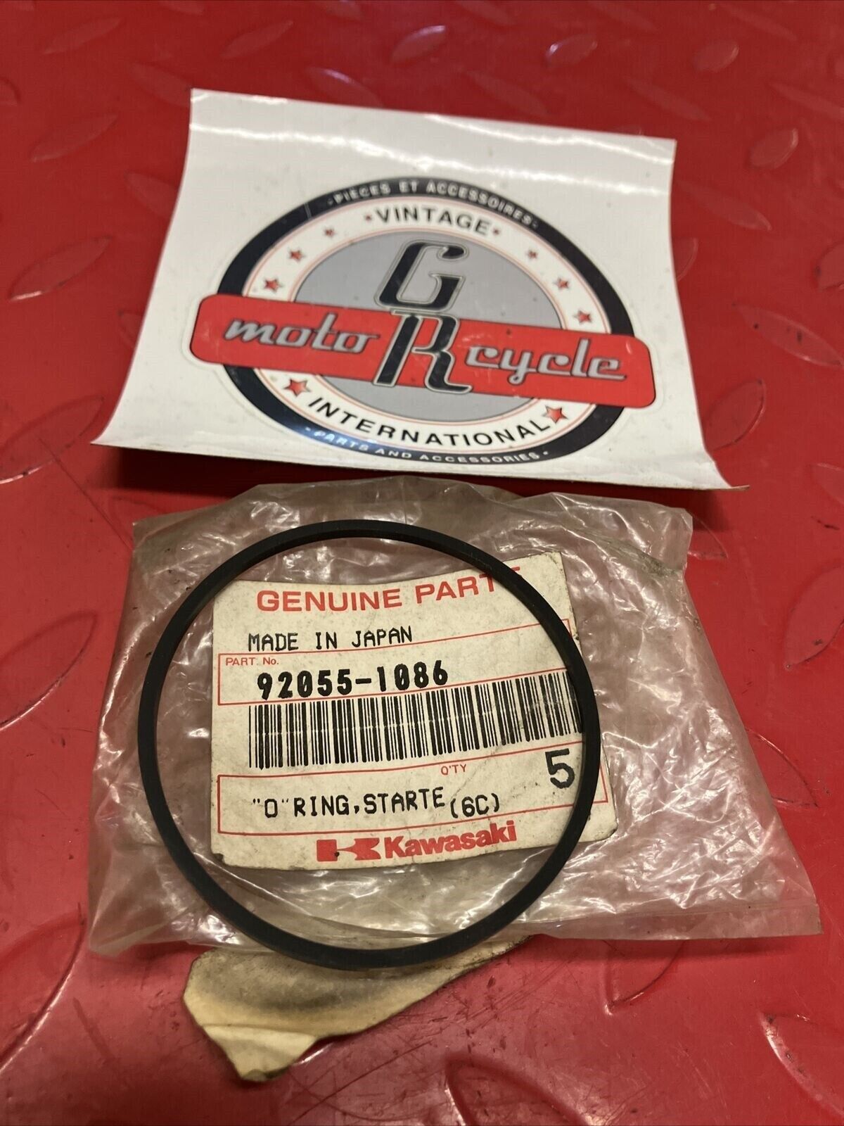 NOS KAWASAKI O-RING STARTER MOTOR 64MM 92055-1086 K17