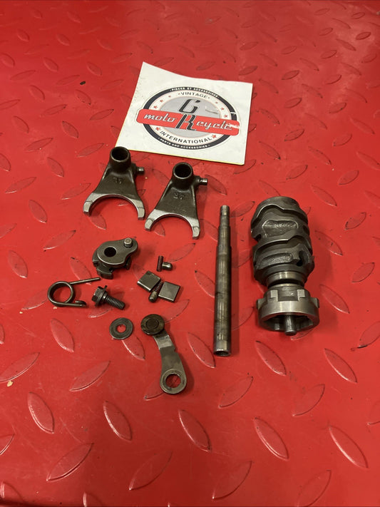 Honda CR250R 1991 Transmission gearshift gear shift drum cam forks