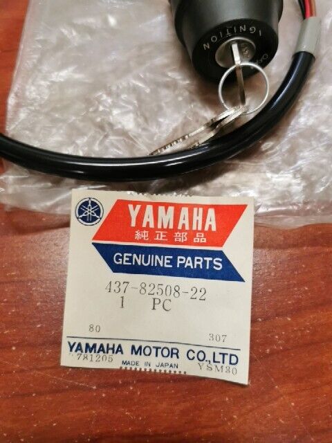 NOS Yamaha MAIN IGNITION SWITCH 437-82508-22-00 SUB 443-82508-21-00 Y109