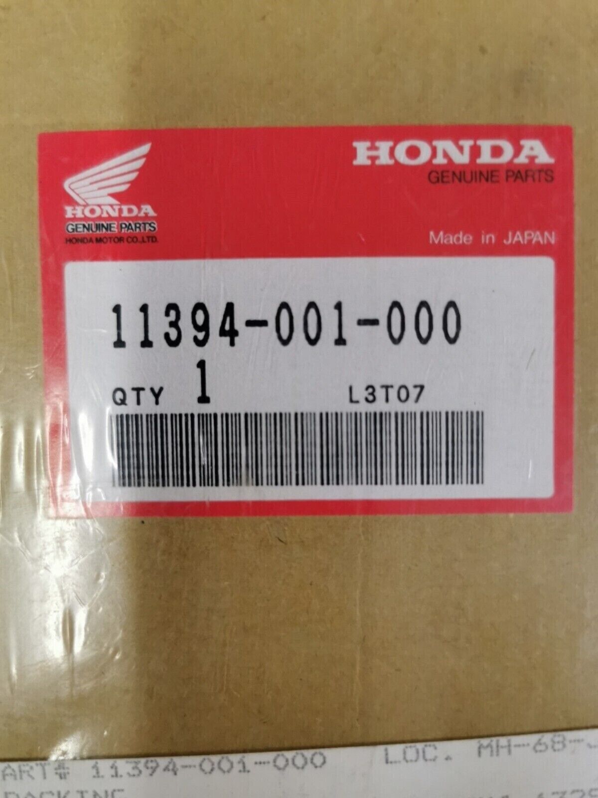 NOS HONDA CA100 CA110 GASKET  R 11394-001-000 H61
