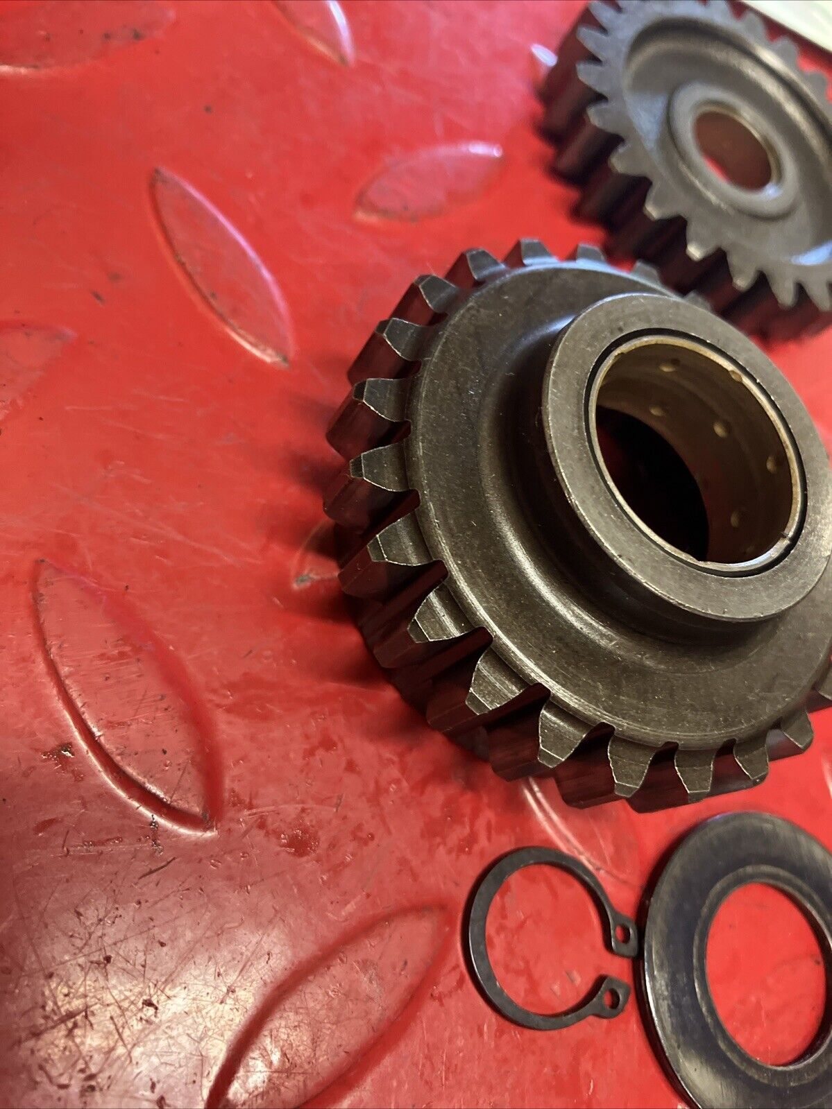 Honda MT125 1975 Kickstarter kick starter spindle gear shaft 1974 1976 CR125M
