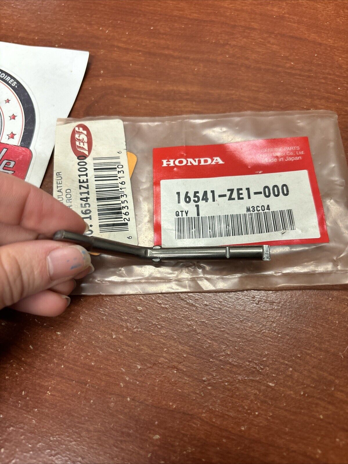 NOS Honda GX110 GX120 GX140 GX160 GX200 GOVERNOR ARM SHAFT 16541-ZE1-000 H184