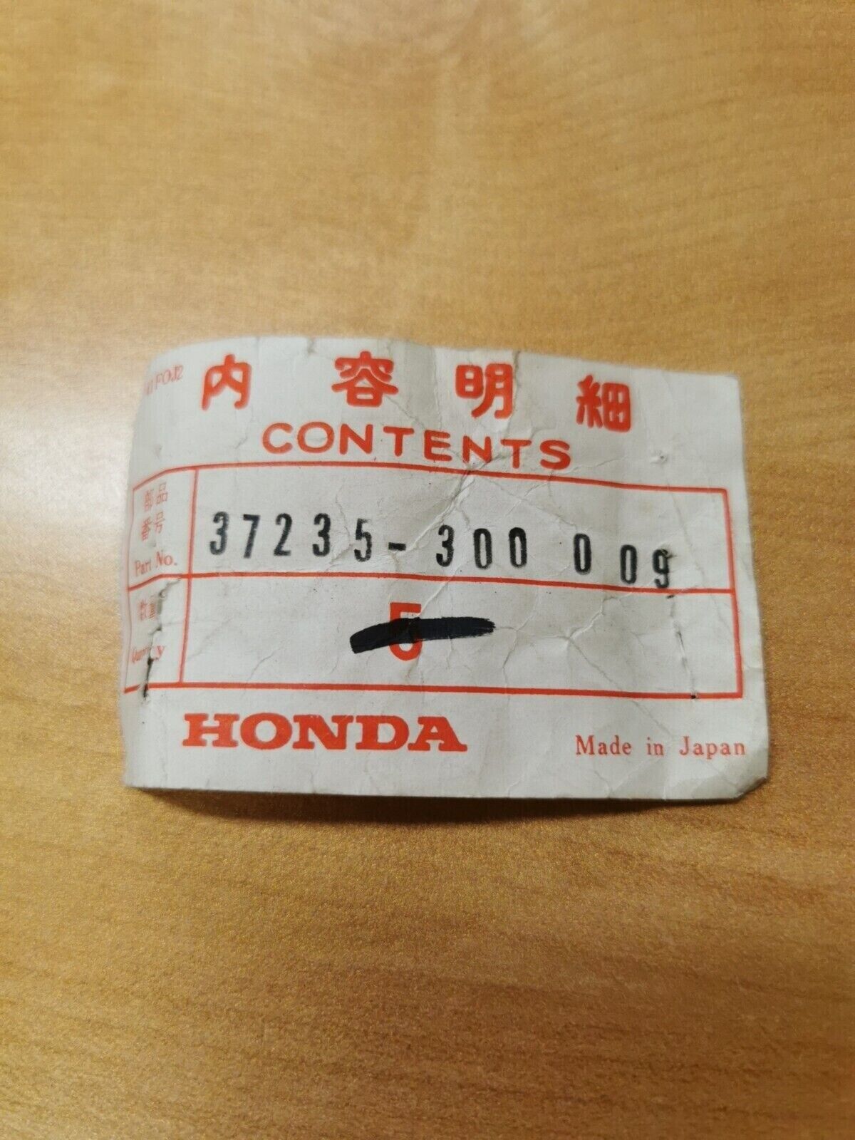 NOS HONDA CB750 RUBBER METER | Use up to Frame SN 1003433  37235-300-009 H21