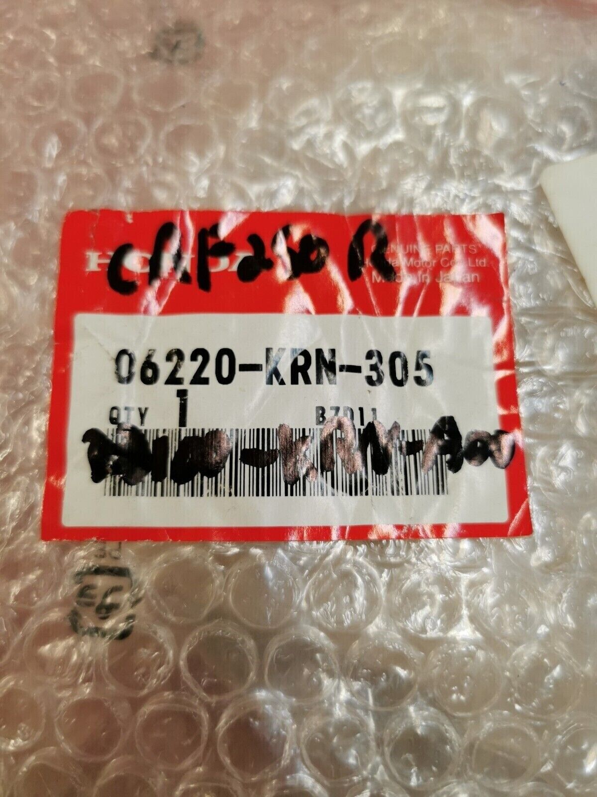 NOS Honda CRF250R 2004 - 2009 CLUTCH OUTER 06220-KRN-305 22100-KRN-A00 H14