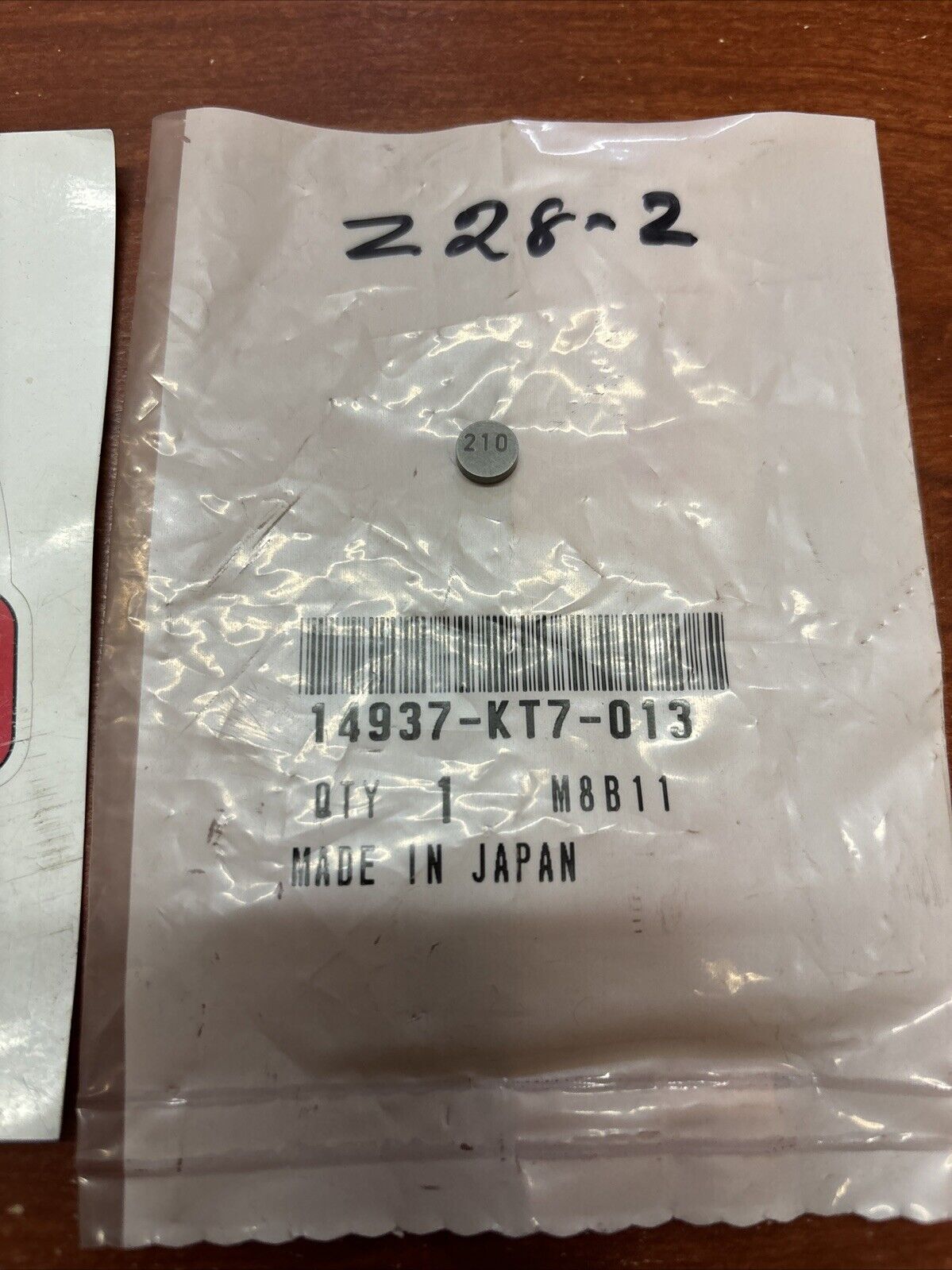NOS Honda CB1000R CB1300 CB1300A TAPPET SHIM (2.100) 14937-KT7-013 H156