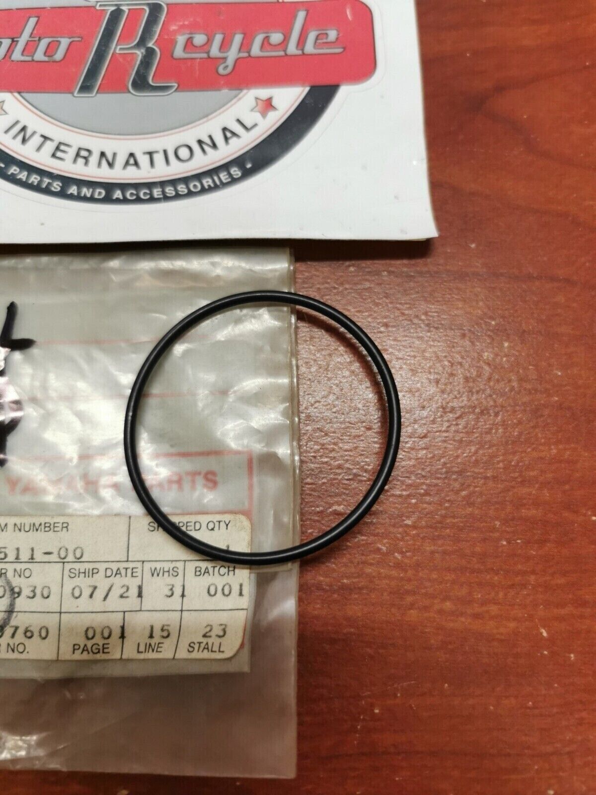 NOS Yamaha YFM125 YFA1 YP400 XC125 O-RING 93210-45511-00 SUB. 93210-43713-00 Y98