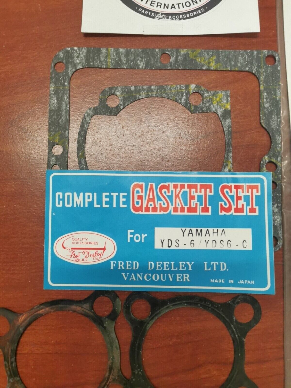 NOS Yamaha YDS6 YDS6C INCOMPLETE GASKET KIT SET 1 Y74