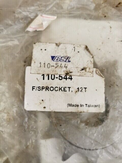 NOS BSL SUZUKI RM125 RM250 RMZ250 RS175 FRONT SPROCKET 12T 110-544 J57
