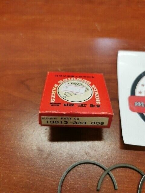 NOS Honda CB350F PISTON RING SET (OS 0.50) 13013-333-005 SUB 13031-333-305 H98