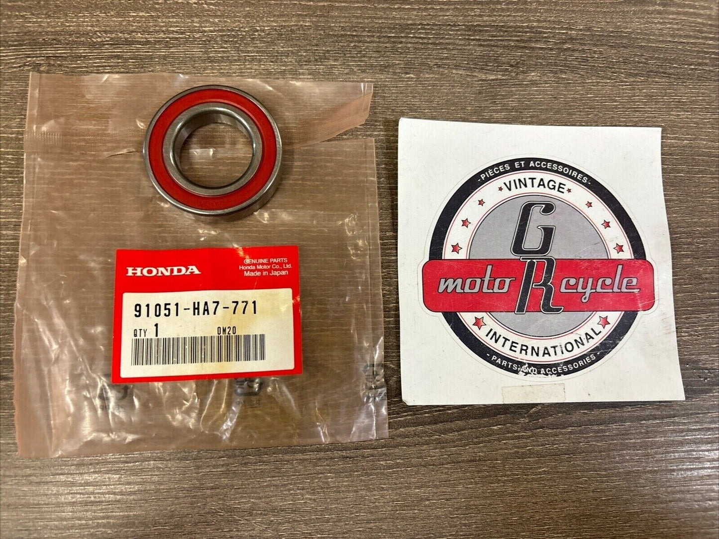 NOS Honda 1987 TRX350 D RADIAL BALL BEARING 30X54X12 91051-HA7-771 H127