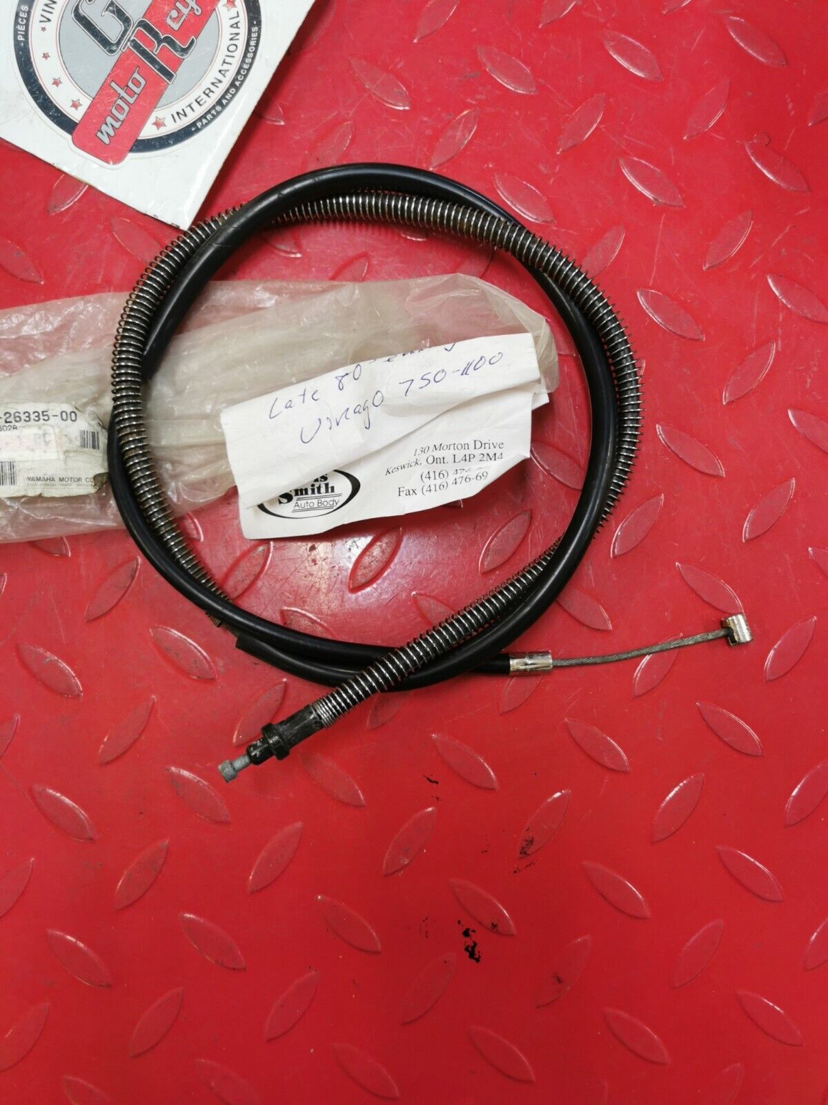 NOS Yamaha XV1100 XV700 XV750 XV1000 CLUTCH CABLE 57A-26335-00-00 Y41