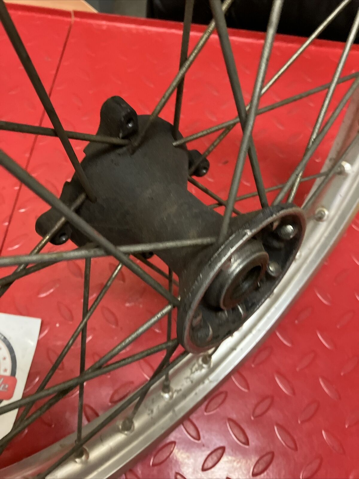 Honda CR80R 1987 Front wheel hub rim 1986 - 1995