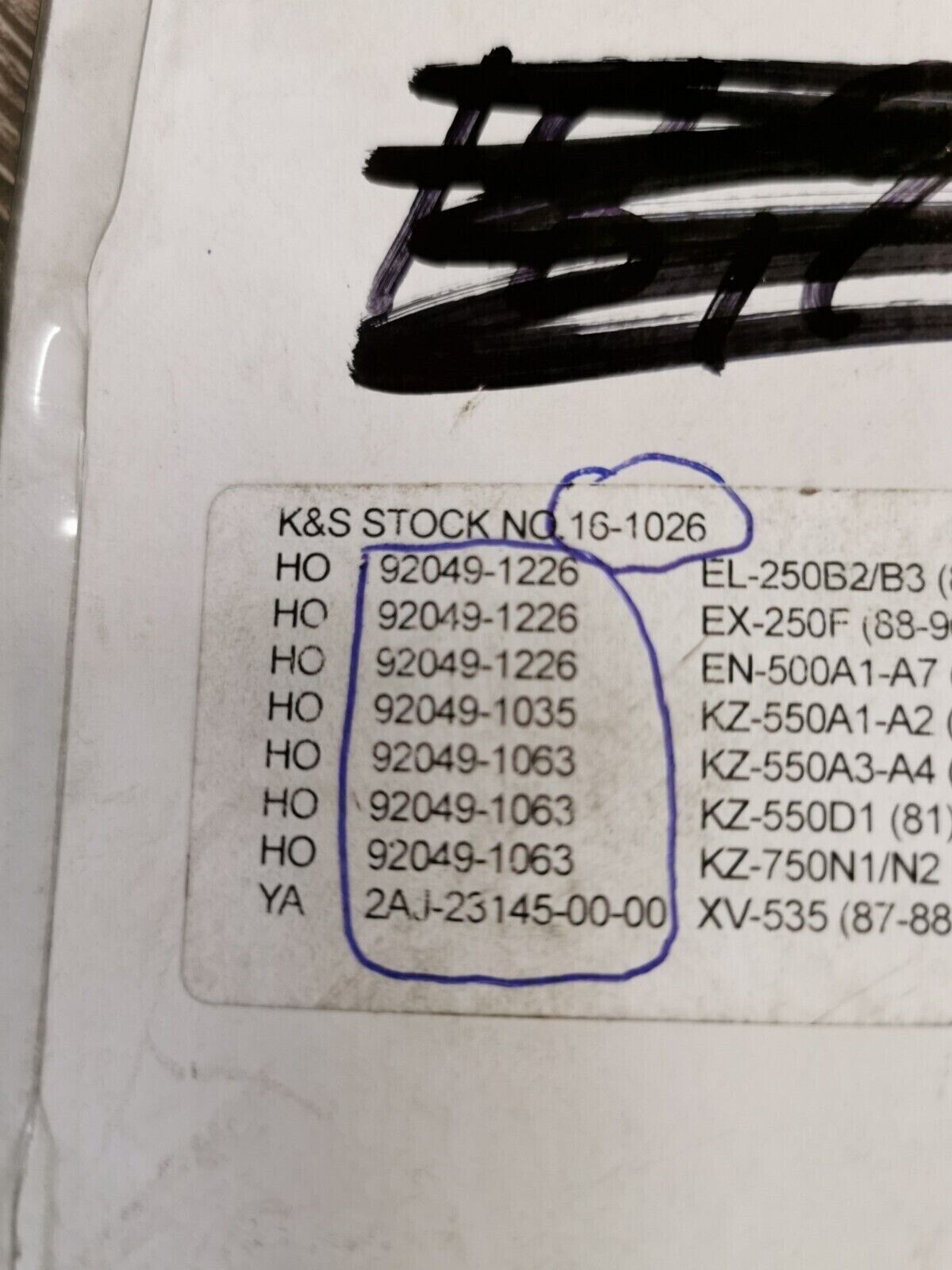 NOS K&S Honda Yamaha Fork Oil Seal Set 16-1026 J35