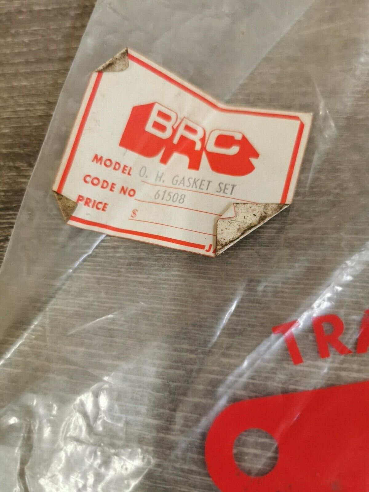 NOS BRC  SUZUKI INCOMPLETE GASKET SET 61508 J28