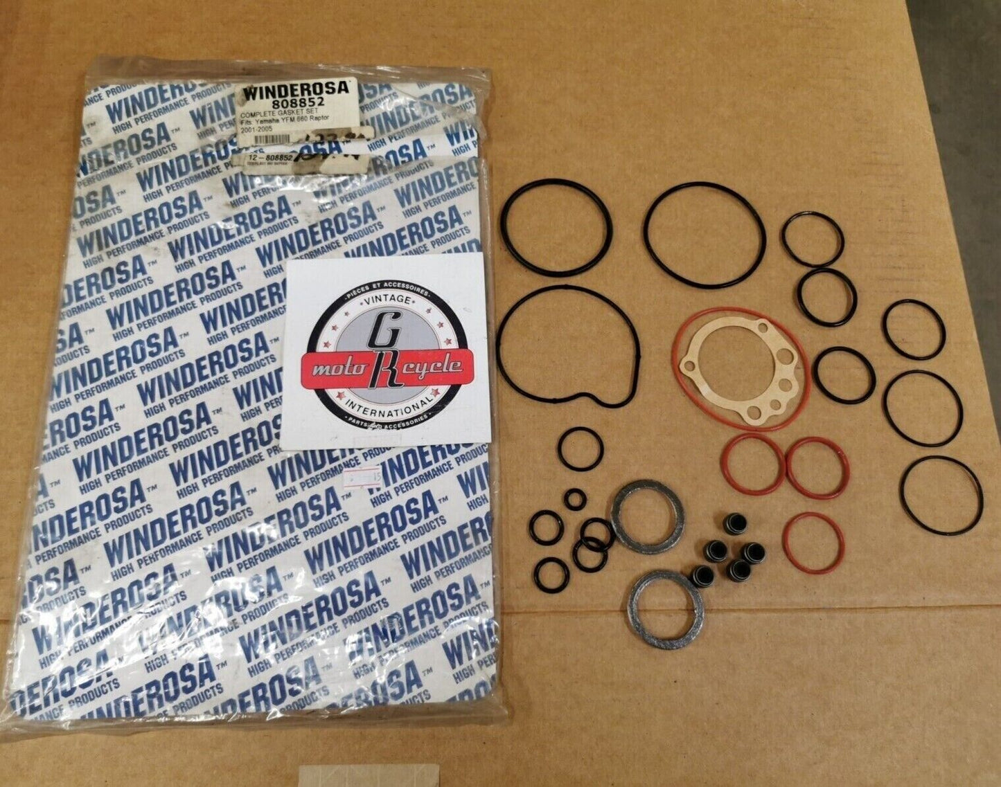 NOS WINDEROSA YAMAHA YFM660 RAPTOR INCOMPLETE GASKET KIT SET 808852 J48