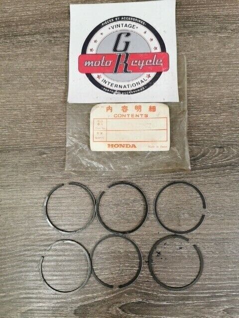 NOS HONDA CB175 1969 - 1971 RING SET PISTON 13021-302-004 SUB 13021-302-305 H77