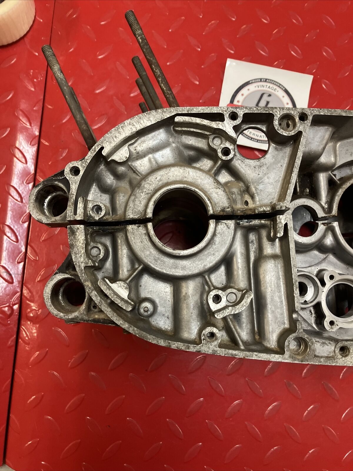 Yamaha RD400 1977 left right crankcase crank case assembly 1976 1978