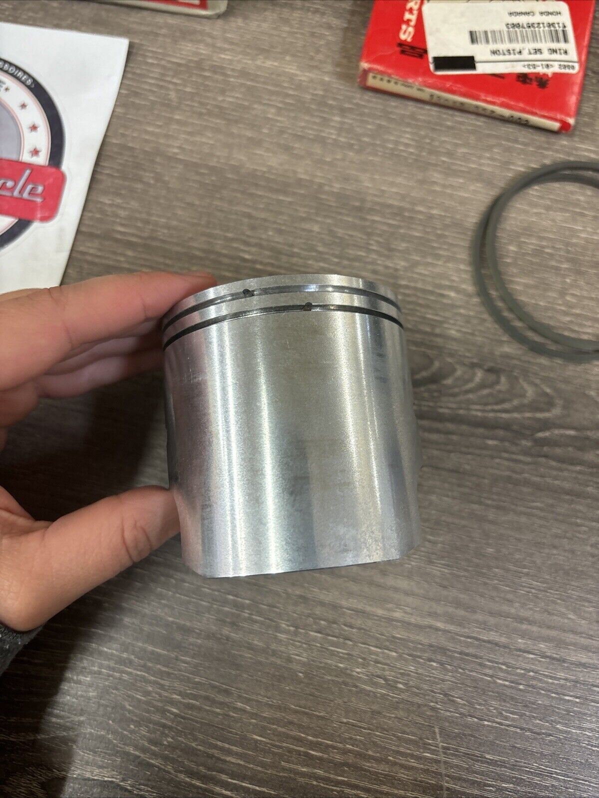 NOS Honda 1973 CR250M PISTON & RING O/S 0.25 13102-357-000 13012-357-003 H136