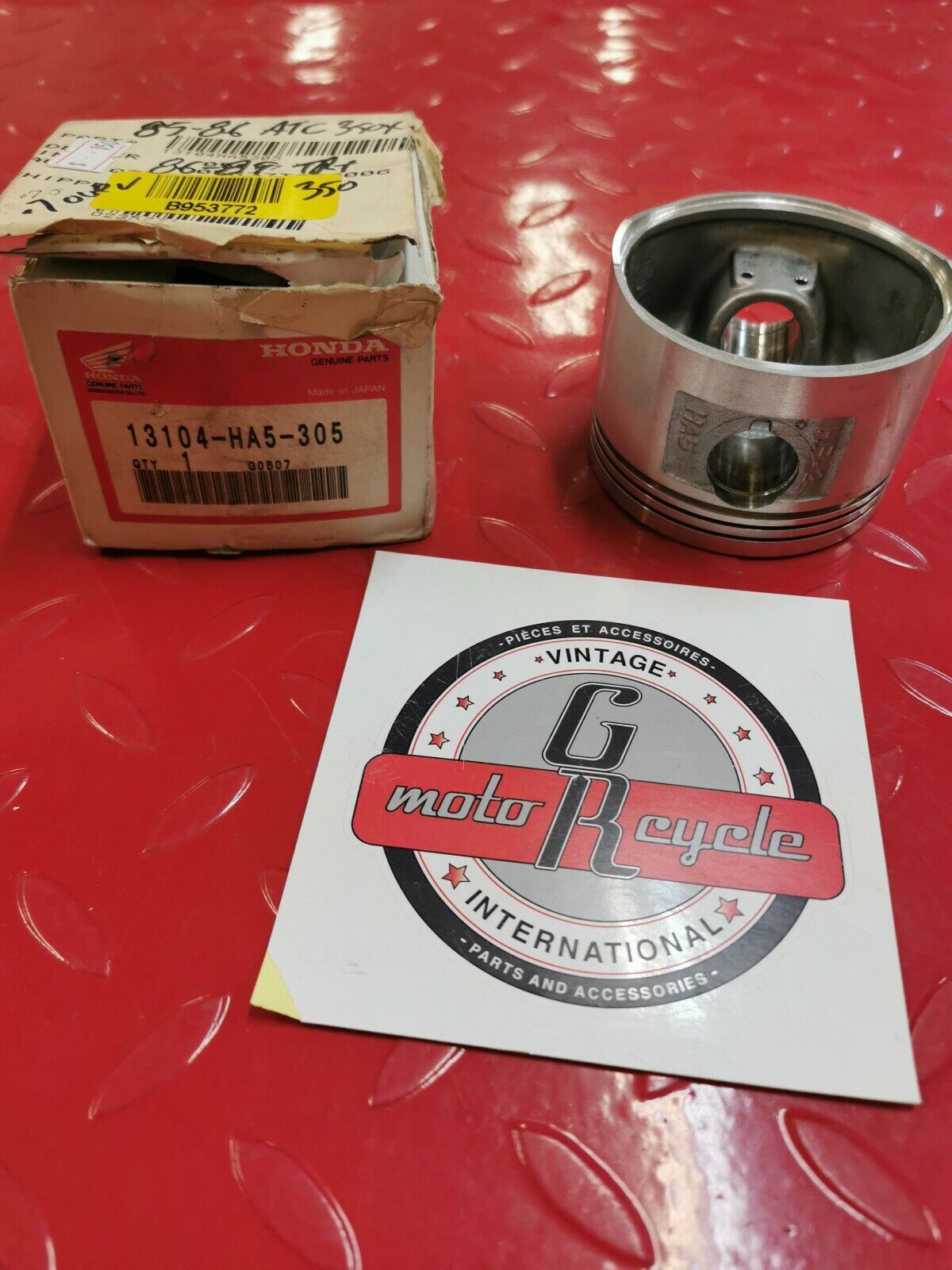 NOS Honda 86 - 89 TRX350 85 - 86 ATC350X PISTON (OS) (0.75) 13104-HA5-305 H9