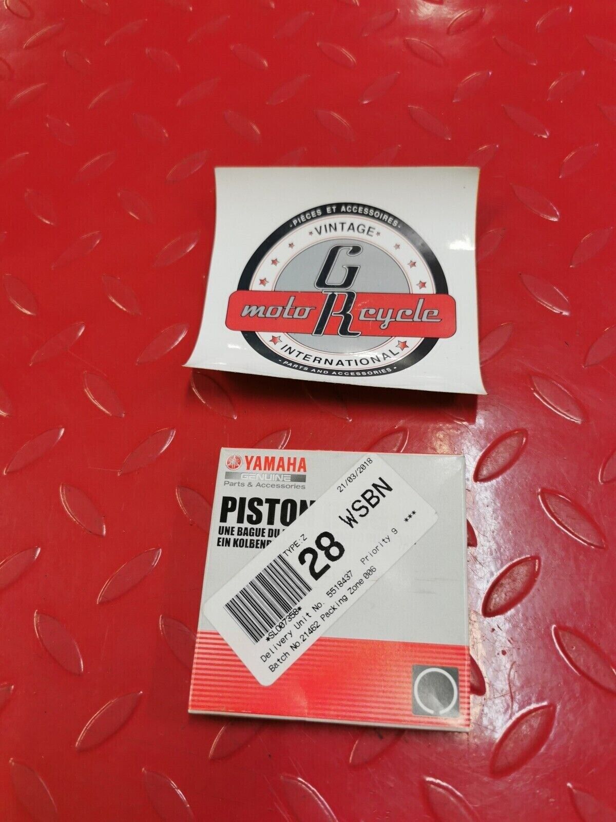 NOS Yamaha KODIAK 450 WOLVERINE 450 PISTON RING SET 5ND-11607-00-00 Y24