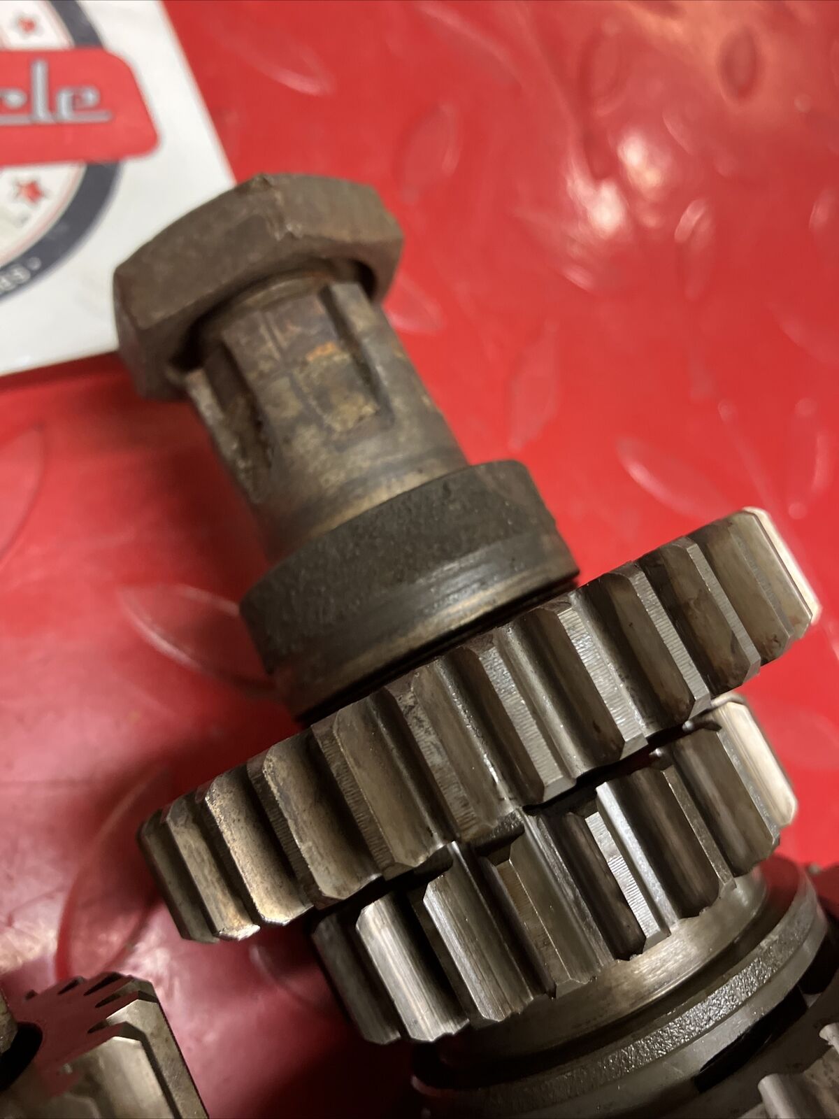 Yamaha DT250 1977 transmission mainshaft countershaft shaft gear DT400 1978 2