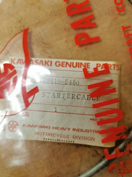 NOS KAWASAKI  GA1 GA2 GA3 G3TR  STARTER CABLE   725610-5450 K8