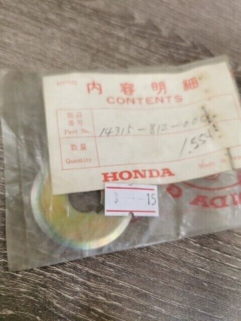 NOS HONDA PLATE PULLEY 14315-812-000 H74