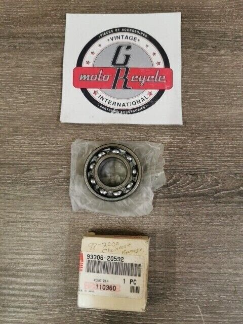 NOS YAMAHA RX10MK SXV60ERK VX700ERG VT700F SX700SD BEARING 93306-20592-00 Y108