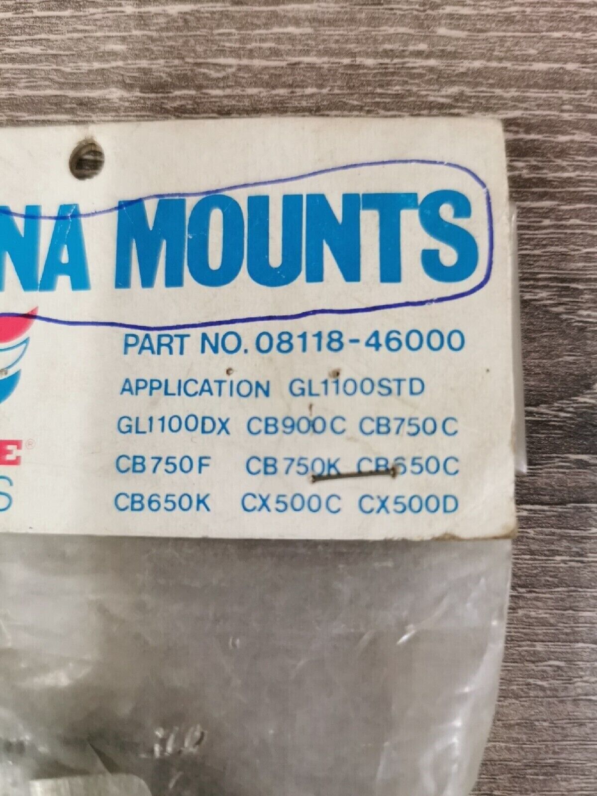 NOS HONDA  CB900C CB750C CB650C  CX500C  Hondaline Antenna Mount 08118-46000 H47