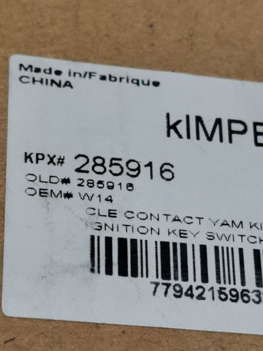 NOS KIMPEX YFM400 YFM450 2003 - 2013 Ignition Key Switch Lock with Key 285916 J3