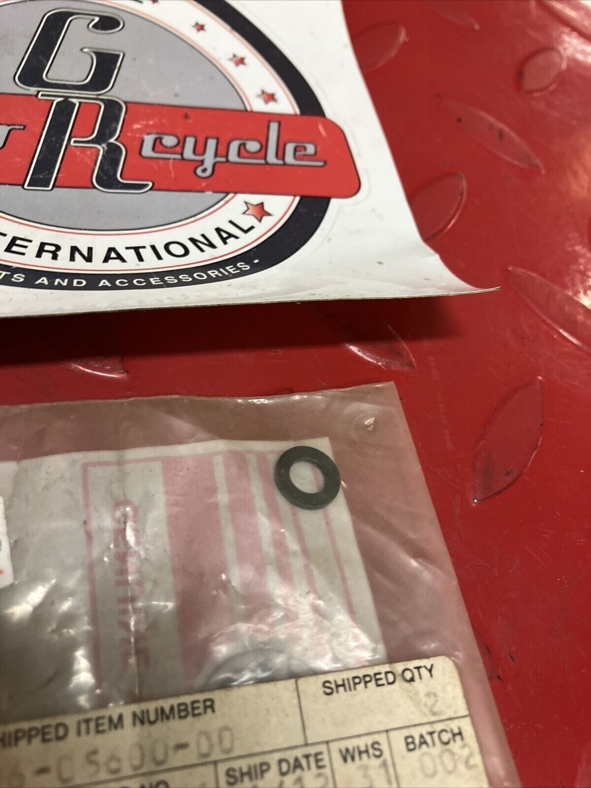 NOS YAMAHA WASHER PLATE 92906-05600-00 SUB BY 92907-05600-00 Y66