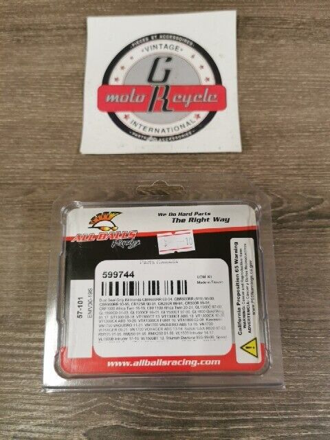 NOS ALL BALLS Honda CBR600RR CBR900RR  CR250R Dust Seal Only Kit 57-101  J54