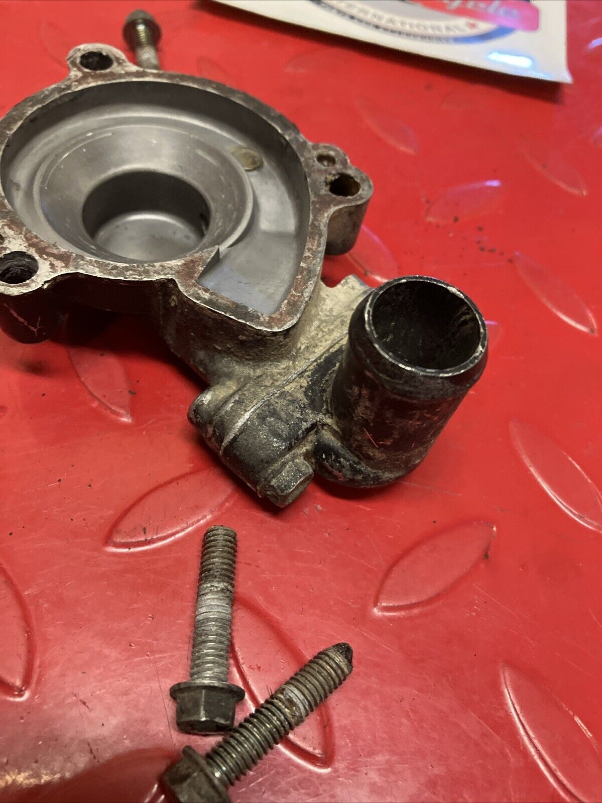 Kawasaki KX125 1987 Water pump water pump cover 1985 1986