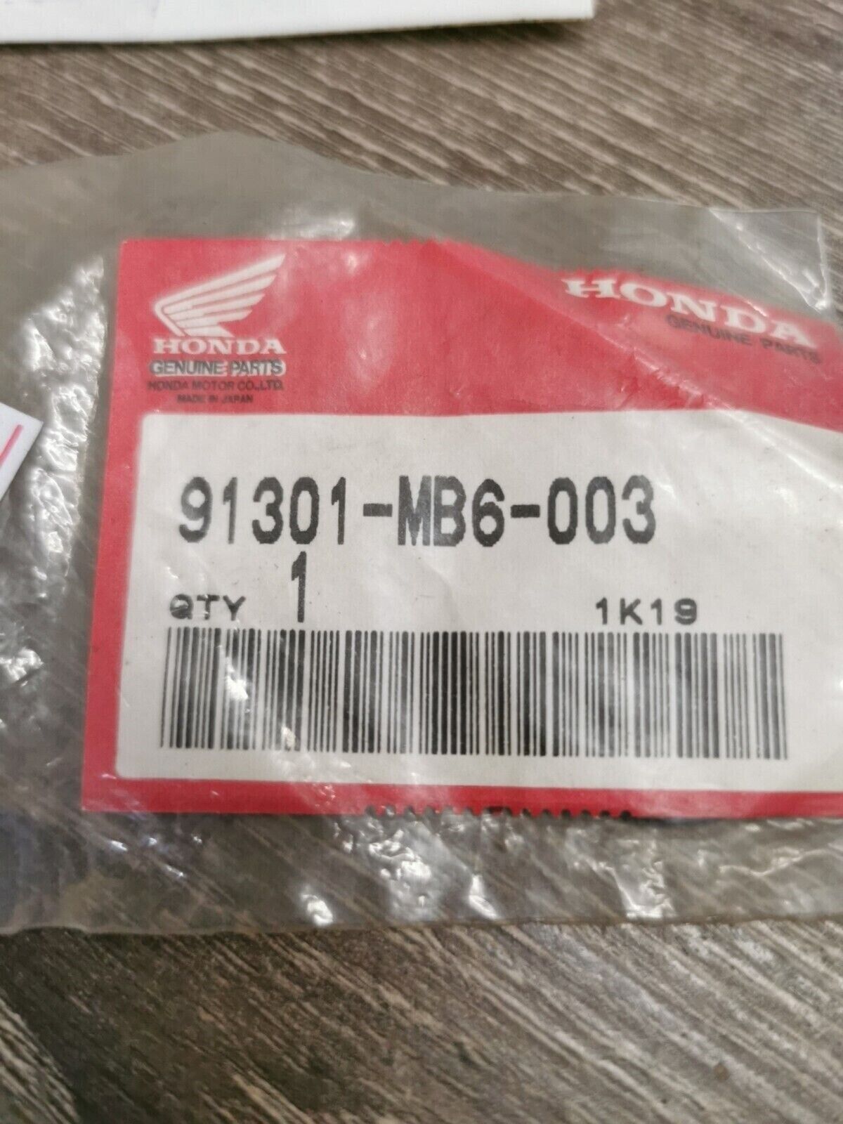NOS HONDA O RING 91301-MB6-003 H51