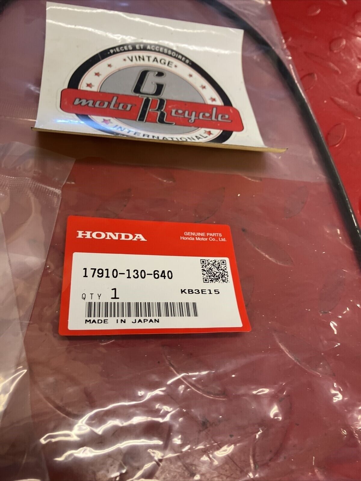 NEW HONDA Z50 1977 1978  THROTTLE CABLE 17910-130-640 H100