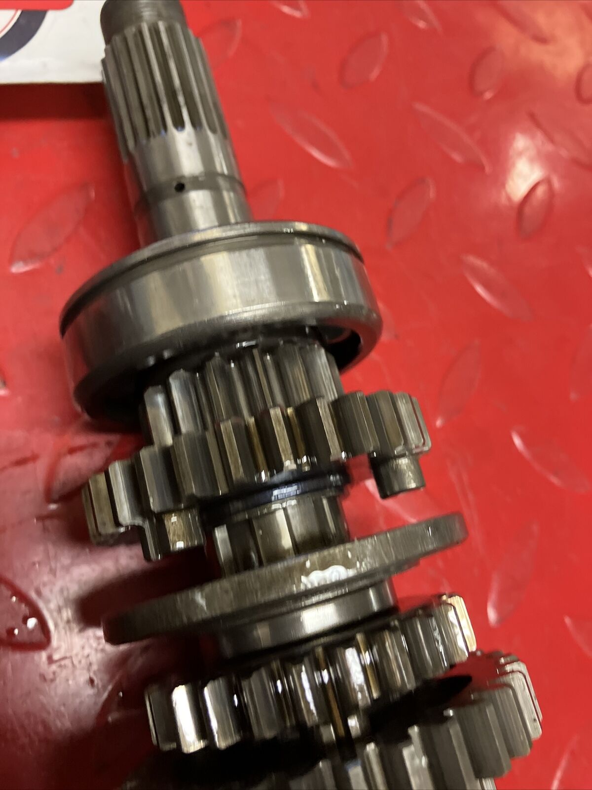 Honda XL250R 1982 transmission mainshaft countershaft shaft gear 1983