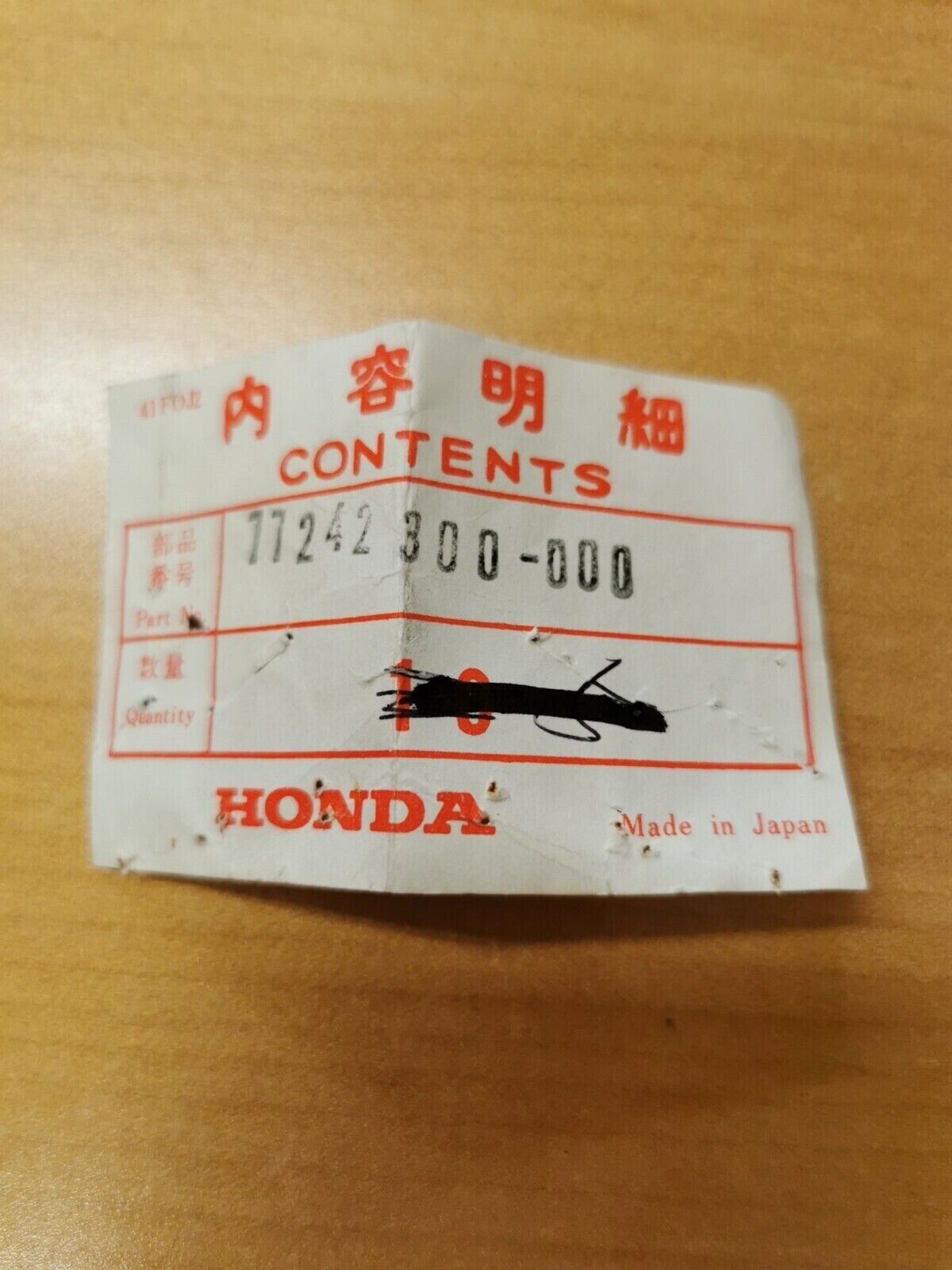 NOS HONDA CB750 SPRING SEAT SAFETY HOOK 77242-300-000 H20