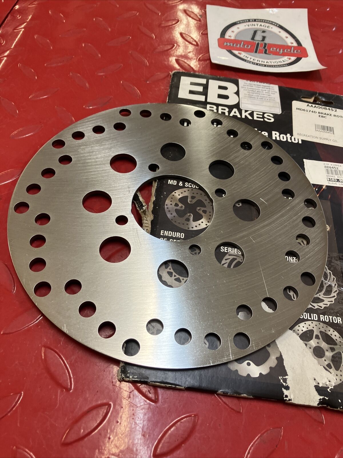NOS Yamaha YFM400 YFM450 Kodiak Wolverine brake disk rotor EBC MD6174D J1