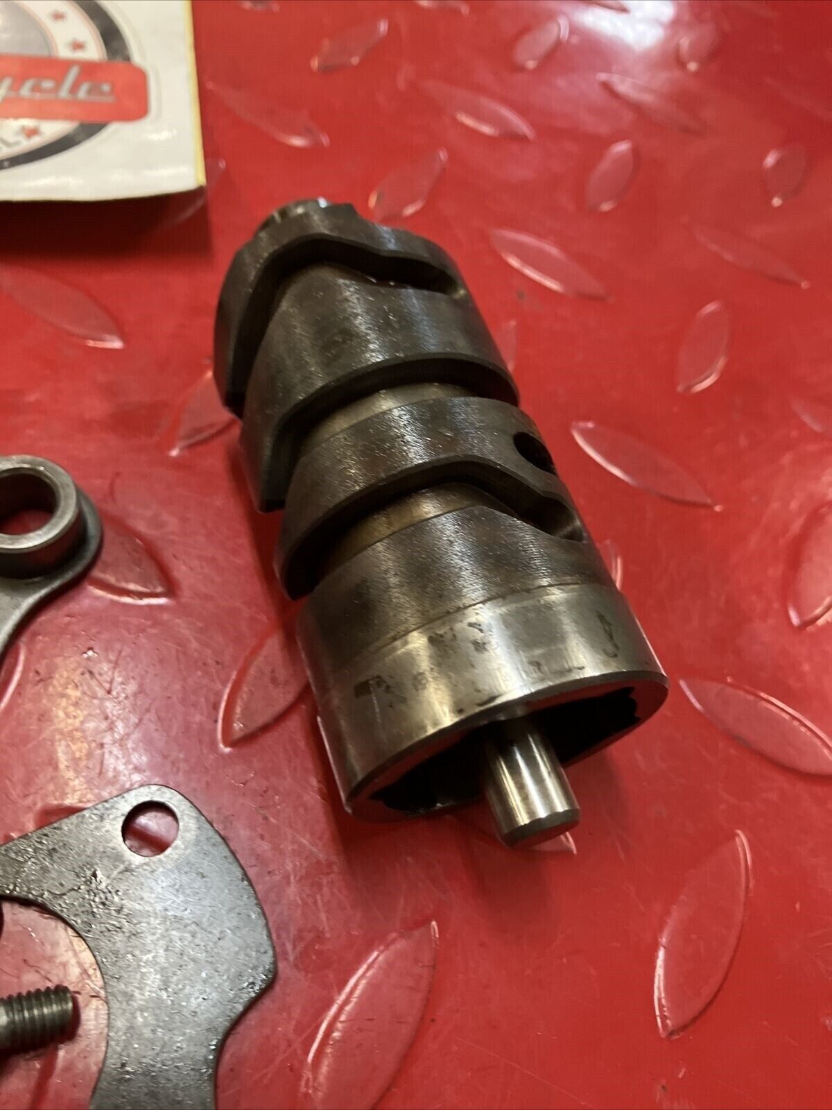 Suzuki RM125 1985 transmission gearshift gear shift drum cam gear stopper arm 2